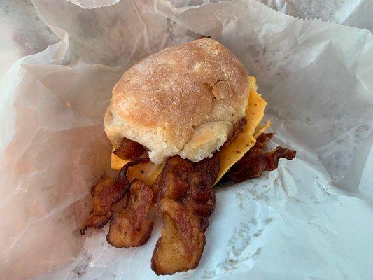 The Bacon, egg and cheese biscuit is amazing!