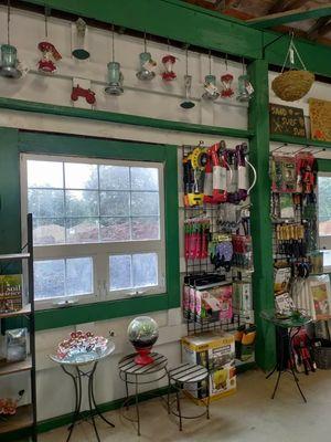 Bird feeders, hand tools, and more