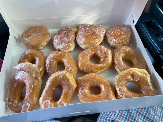 8 Fresh Glazed and 4 Lemon Filled