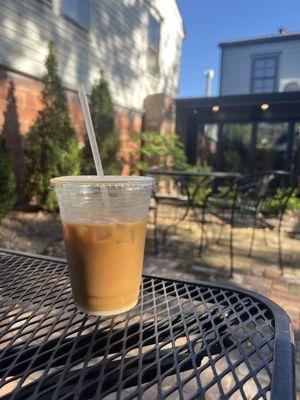 Lavender latte with oak milk