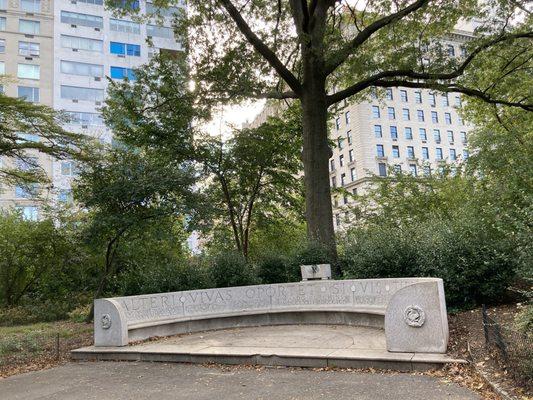 Waldo Hutchins Memorial Bench 10/20/21