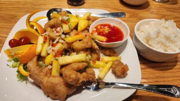 Sweet and sour chicken