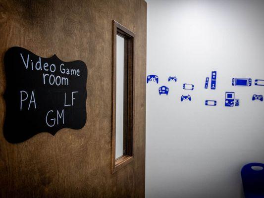 The video game room at North Shore Pediatric Therapy