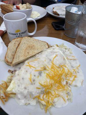 Loaded hash browns