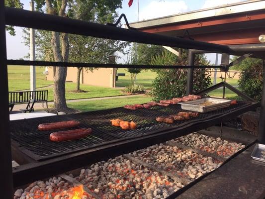 Steak night at the gun club