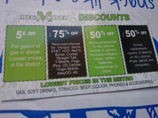 New discount cards