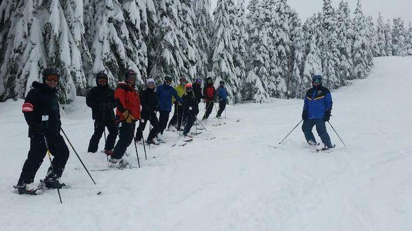 Our instructors are ready to ski. Are you?