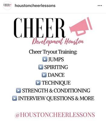 Improve your skills with Cheer!