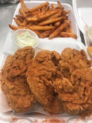 Cajun chicken tenders