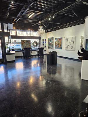 Remodeled gallery ready to host your event