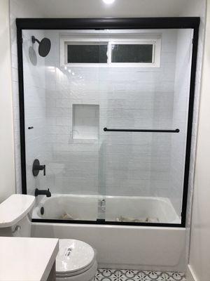 New Matte Black Bypass shower