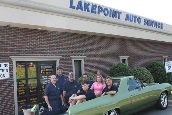 Here is the whole gang! Come see us in good "OLE" Mooresville NC for ALL your car needs!...