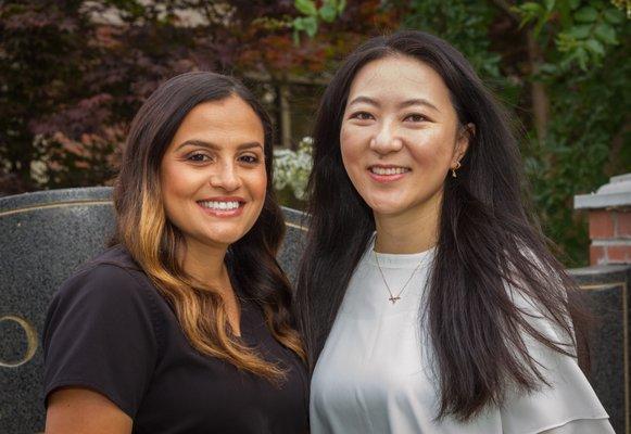 Dr. Jenny Sheen and her assistant Jennifer.