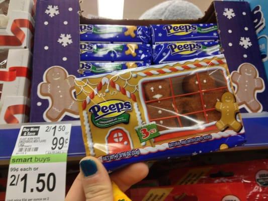 Gingerbread men peeps...who knew?