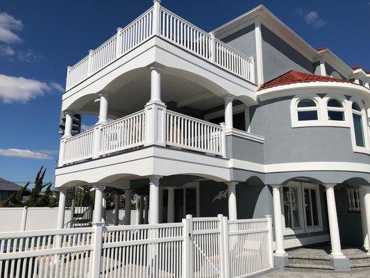 NJ Beach Trex Deck