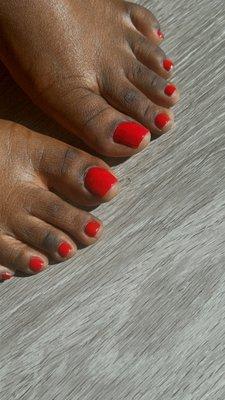 Dry Pedicure w/ Gel