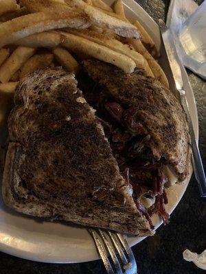 Reuben with their own corned beef