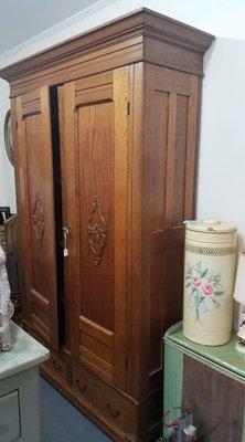 Oak armoire