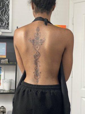 Back tattoo