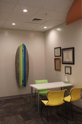 Our consultation area is a great area to learn more about your child's needs.