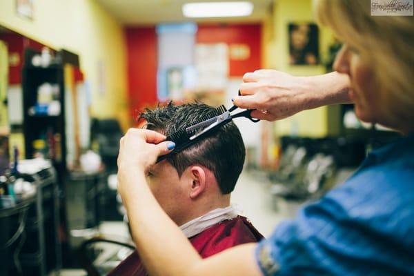 Men's haircut