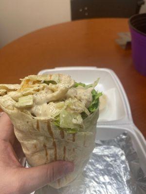 Chicken Caesar wrap