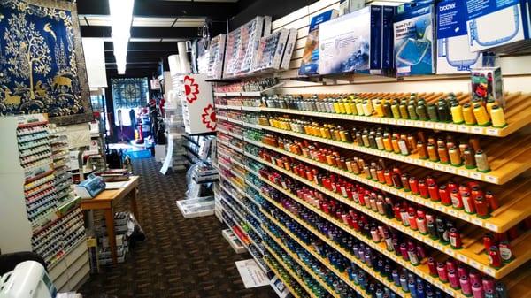 Over 1000 colors of thread in stock!