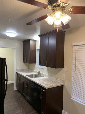 Fully remodeled kitchen