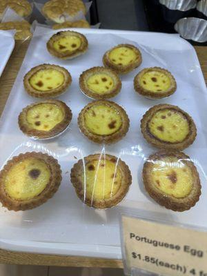 Portuguese egg tarts