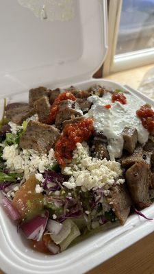 THE BEST Gyro Salad