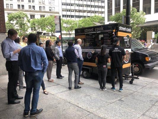 Serving Real home food at Financial District, New York!!!