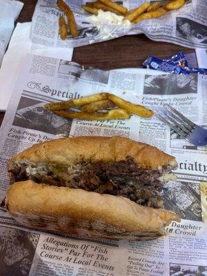 Philly cheesesteak: just have one thing to say Dam that was so good