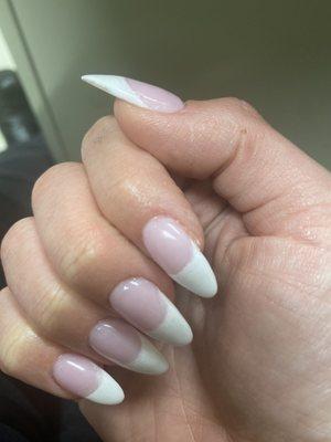 Natural nails, Dip French with no manicure