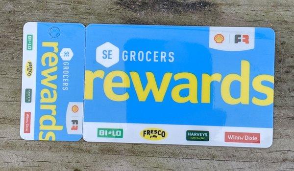 Winn-Dixie reward card