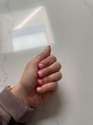 Valentine's Day nails