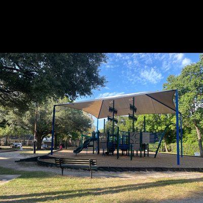 Play area with lots of shade