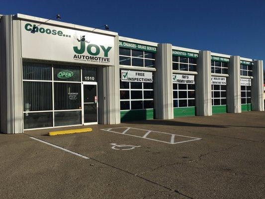 Joy Automotive
Look for the Choose Joy sign!