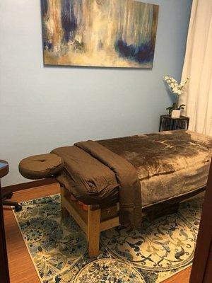 Blue Bamboo Salon (3710 Shannon Rd.) offers massage therapy services. Call or book an appointment online with Theresa Warren, NCLMBT #9681.