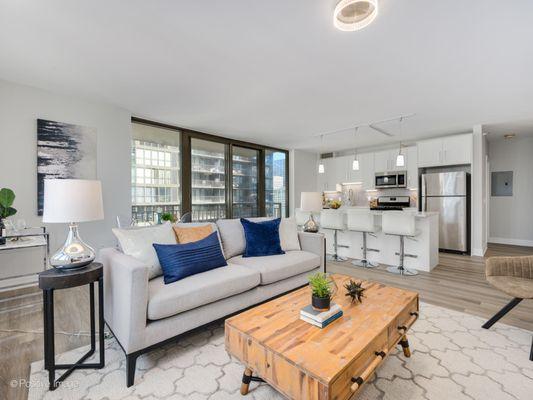 Staged Listing in River North, Chicago