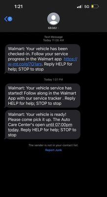 Checked in at 11am they started working on my car at 1pm. Finished at 120pm. Waste of my day and time. Will not come back.