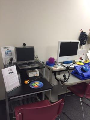 Assistive technology work station