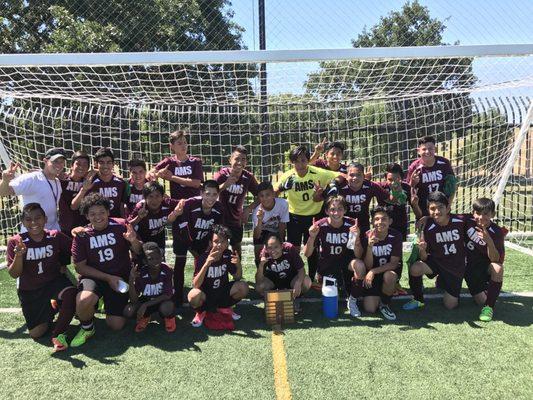 AMS - 2016 and 2017 Soccer Champions!