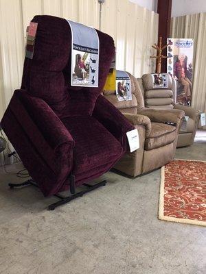 We carry a great selection of lift recliners.