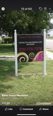 Salon sign