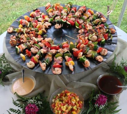 Shrimp & Vegetable Skewers