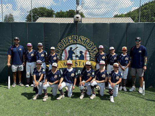 Cooperstown trip for our 12U team 2023