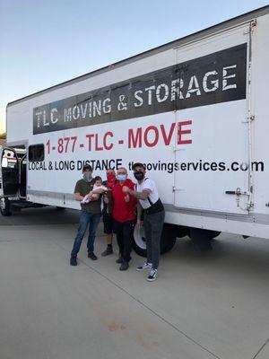 Appreciate the help moving!