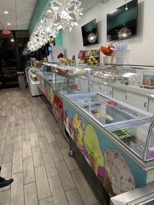 Ice cream counter