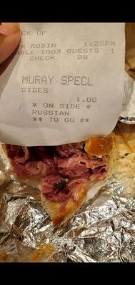 Debris found in corned beef special