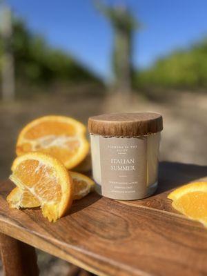 Escape to the sun-drenched shores of Italy with our refreshing citrus candle. Savor the zesty scent today!